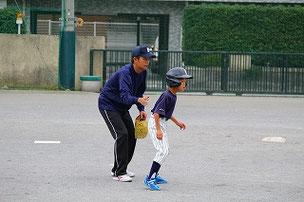 走塁を学ぶＦ君
