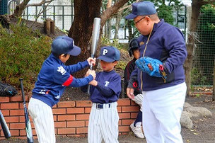 初ユニフォーム姿のTAKRB君