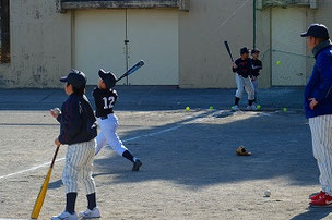 もう少し飛ばさないと、4年生大会で勝てないよ！　