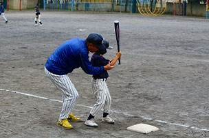 ＴＡＩ君。今日はショートゴロを打ちました。段々と当たるようになってきています！（嬉）