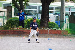 ＴＡＩ君。送球が逸れてしまったね・・・。次はがんばろう。
