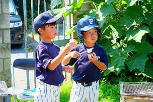 冷めた視線で　「小さい子をいじめて楽しいのかね・・・」　「あいつら手加減を知らないから一応ヘルメットをかぶっておくか」