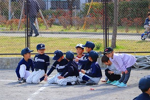 キッズたちと野球体験会