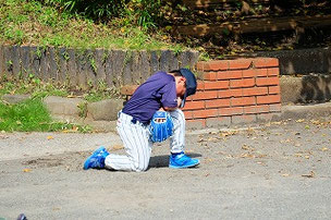ＹＯＳＨＩ君。昔懐かしいビスマルクのポーズかな？