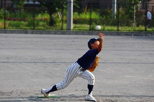 SOUE君。三振をとった速球など素晴らしい球がありました。