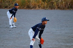 ショートのＡＳＡ君とセンターのＨＡＹ君