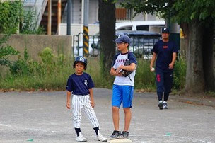 初ユニフォーム姿。　似合っているよ！