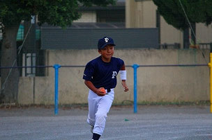 ＨＡＹＵ君。2周を頑張りました。　町別リレーがんばってね。