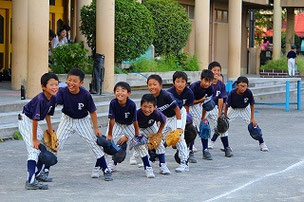 １試合目は、フートーズ対ピューマーズ。　少し弱々しいけどｗキャプテン頑張れ！　みんな楽しそう。