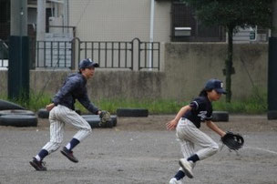 お、息があっているね。　何の振り付け？