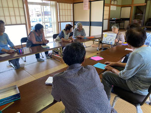 一関市　花泉　中神自治会　なごみ会の様子