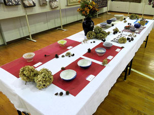 陶芸クラブkirameki　初めて文化祭に出展