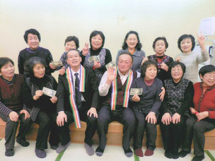 一関　外山振興会　新年会の様子(平成２８年)