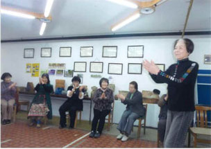 一関藤沢　第3区自治会　お茶会サロンの様子