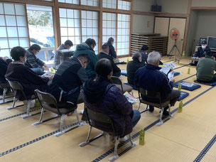 一関市藤沢　深萱自治会(黄海)　交通防犯座談会