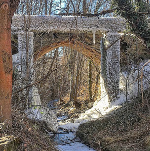 Camí de l'aigua de Bolvir - Pont gelat