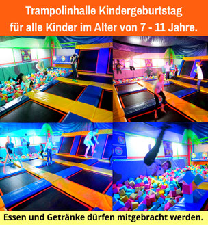 Trampolin Kindergeburtstag in Gütersloh feiern.
