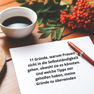 Cornelia Höppner - Gründe warum Frauen nicht die Selbstständigkeit wagen