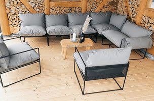 SOLIDAY Outdoor Lounge-Möbel / Gartenmöbel