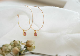 さくらゆめみし　鎌倉の桜貝　アクセサリー　ピアス