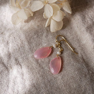 さくらひとえ　鎌倉の桜貝　アクセサリー　ピアス