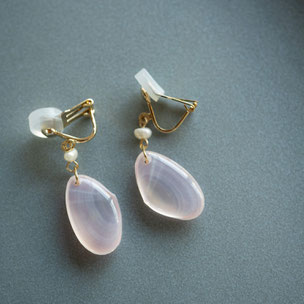 さくらひとえ　鎌倉の桜貝　アクセサリー　ピアス