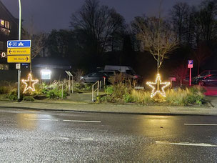 Weihnachlich geschmückter Bresserplatz