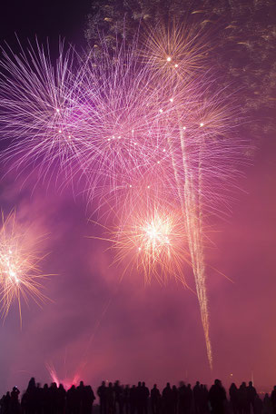 Feuerwerk am Himmel