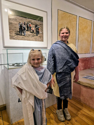 Römisch verkleiden im Museum Fronfeste