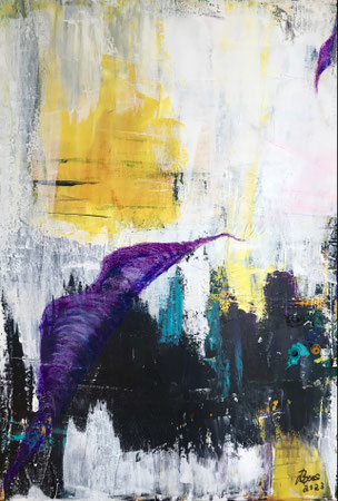 "ohne Titel" , Mischtechnik , 50x70 cm , B 364