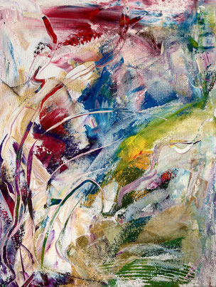 "Sammelsurium", Acryl , 40x50 cm , BNR 414