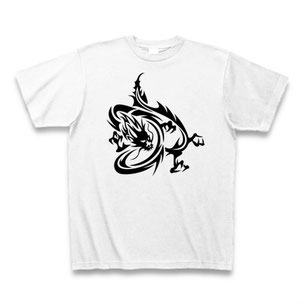 送料無料　トライバルドラゴン（龍）Tシャツ