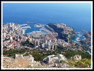 Tour de la Tête de Chien (vue sur Monaco)
