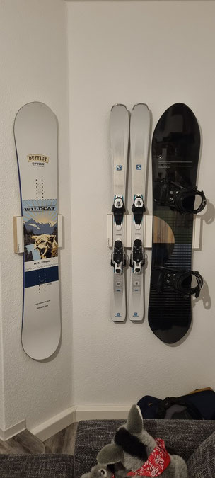 Halterung Wand Ski Snowboard