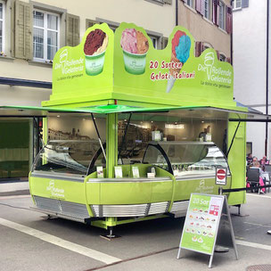 Fahrzeugbeschriftung gstalten lassen. Beispiel: Die Rollende Gelateria