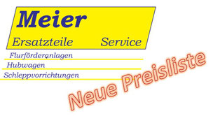 Neue Preisliste bei Meier Ersatzteile Service