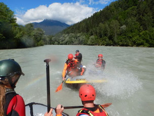 Rafting extrem Tirol Ötztal Imster Schlucht Fankysport Wasserspass