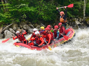rafting extreme sanna landecker schlucht wasser adrenalin 