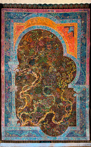 QUM silk  ドザールサイズ　ESHAGHI エスハギ 工房