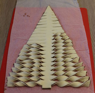 christmas tree pastry