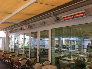 Gastronomie Wärmestrahler - Tansun - Infrarot Heizstrahler