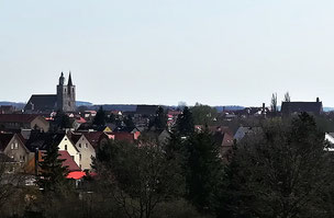 Jüterbog Nikolaikirche , Blick vom Wasserturmberg