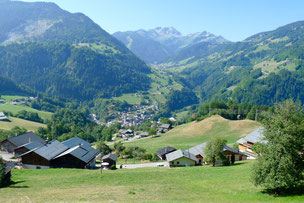 Vue sur la vallée de Beaufort