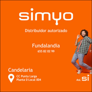 Fibra y Móvil Simyo con Fundalandia - Distribuidor autorizado en Candelaria