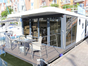 Hausboot kaufen mit Liegeplatz in Hamburg