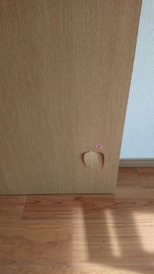 扉キズリペア補修