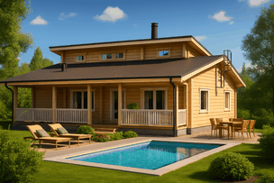maison bois 150 m²