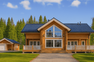 maison bois 221 m²