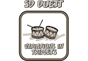 Variations in Triplets, Snare Drum Duett Step 19