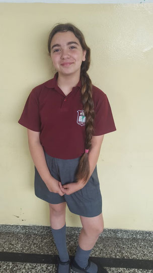 Nazarena Jazmín Padín Traverso de 5°D de primaria, del Centro Educativo Loreto. 